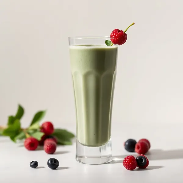Batido Bajo en Calorías de Espirulina y Kefir