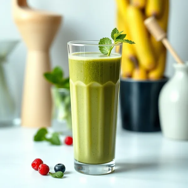 Smoothie de Protéines de Spiruline Bas en Calories