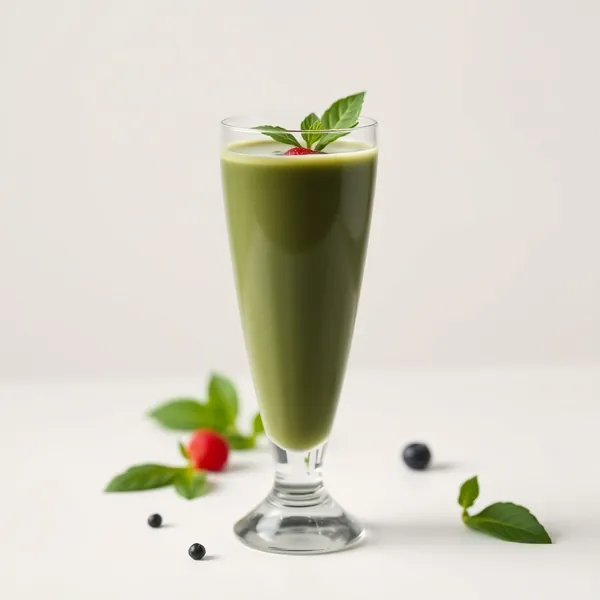 Smoothie Basso in Calorie con Spirulina e Latte di Riso