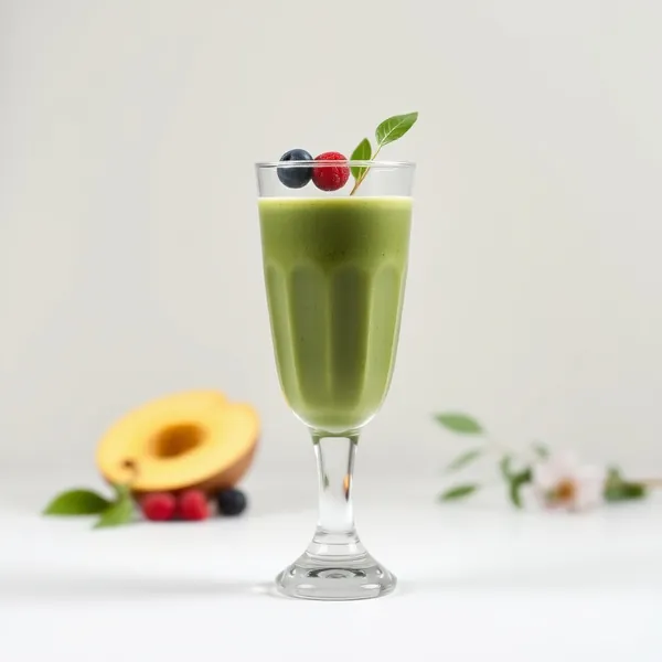 Smoothie aus Espelt und Spirulina Niedrigkalorisch