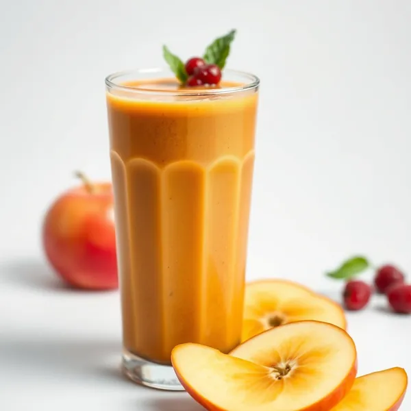 Smoothie de Jus de Pomme et Curcuma Basse en Calories