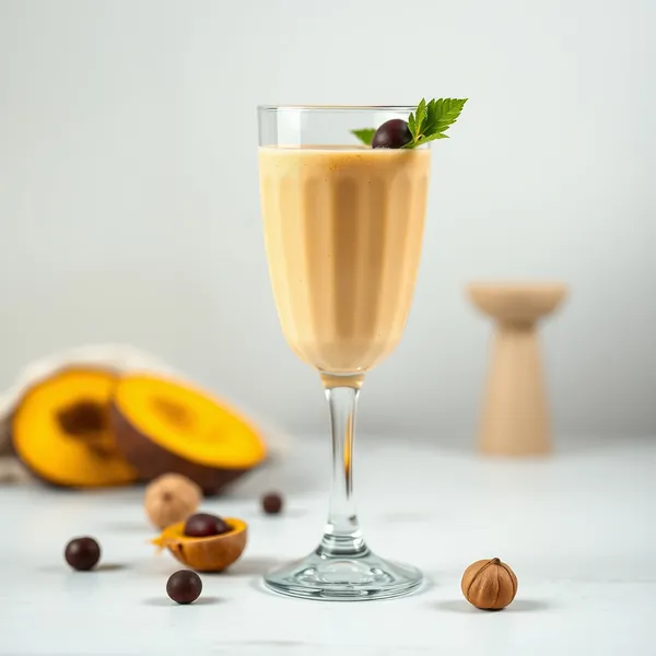 Smoothie Basse Calorie de Curcuma et Noisette