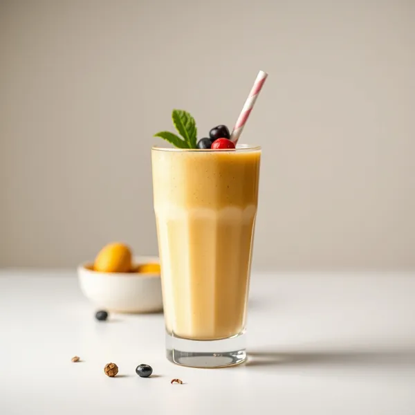 Smoothie Basso in Calorie con Kefir e Curcuma