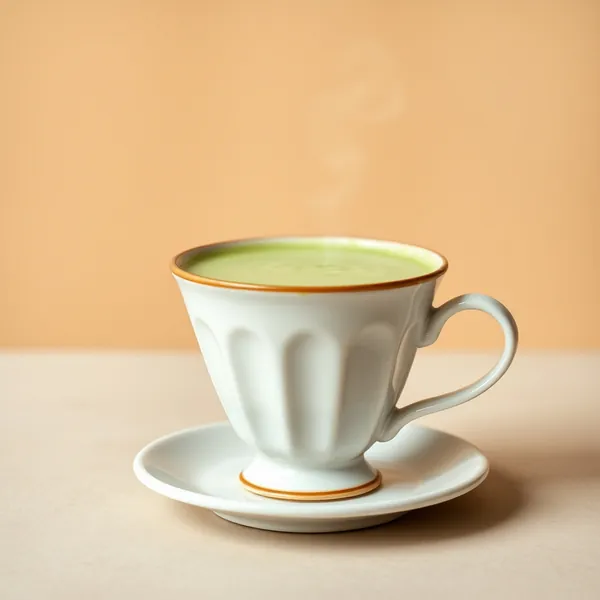 Leite de Soja com Matcha Cerimonial