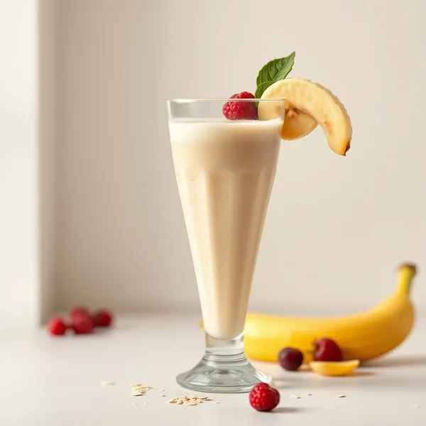 Smoothie de Banana e Leite de Aveia