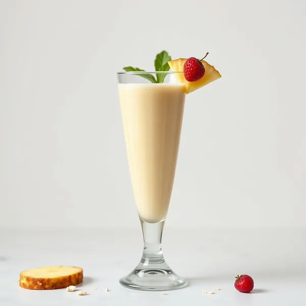 Smoothie de Abacaxi e Leite de Aveia