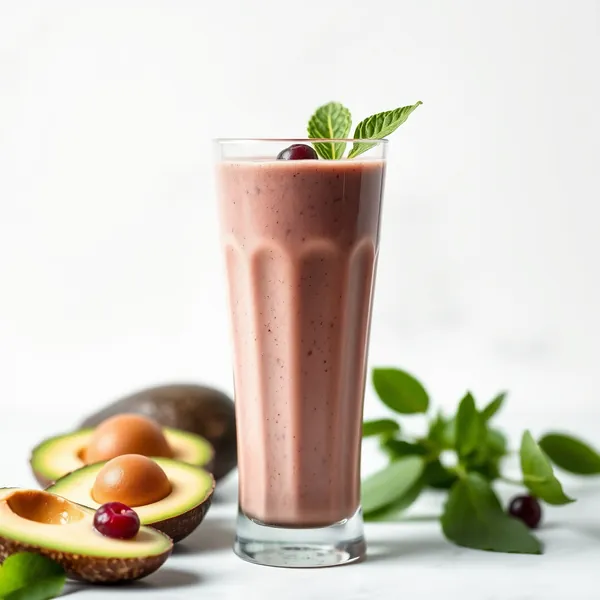 Smoothie Avocat Noix et Eau de Coco