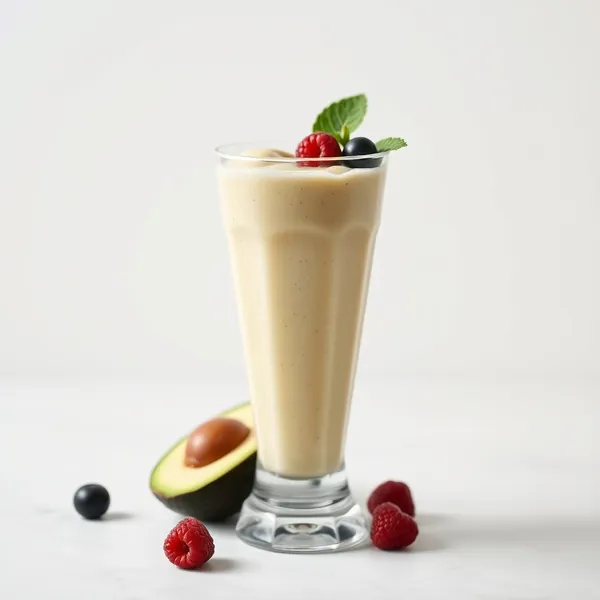 Smoothie de Abacate, Iogurte Grego e Nozes