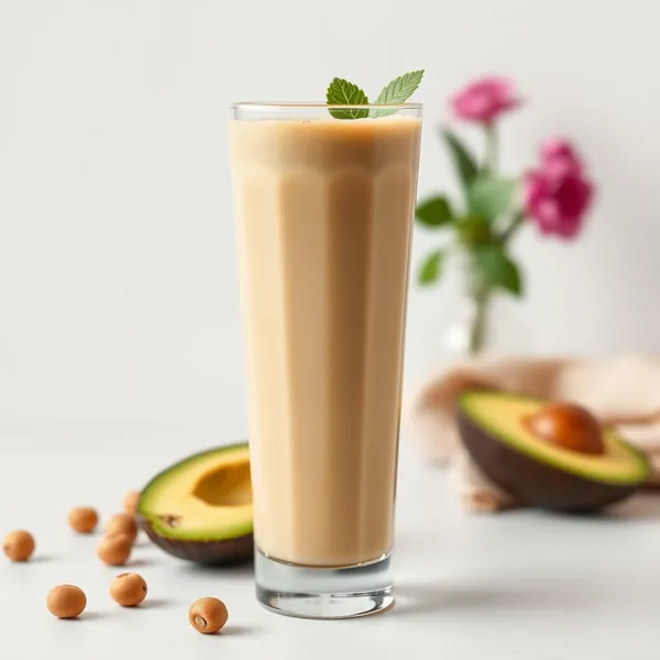 Avocado-Haselnussmilch-Smoothie
