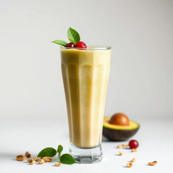 Batido de Proteína de Aguacate y Nuez