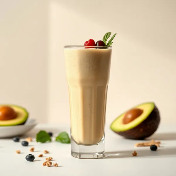 Smoothie Avocat et Lait de Soja