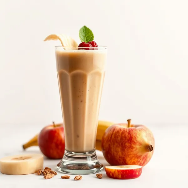 Smoothie di Banana e Mela con Noci