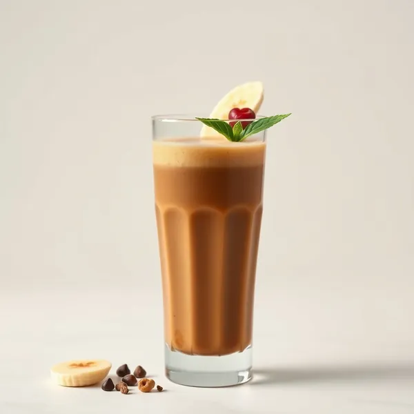 Frullato Freddo Banana e Caffè con Noci