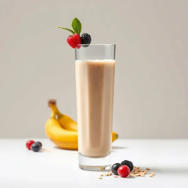 Batido de Plátano y Leche de Avena