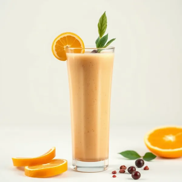 Smoothie Nutty de Banana e Laranja