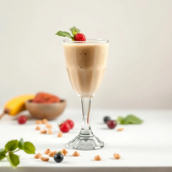 Batido Nutty de Plátano y Leche de Guisante