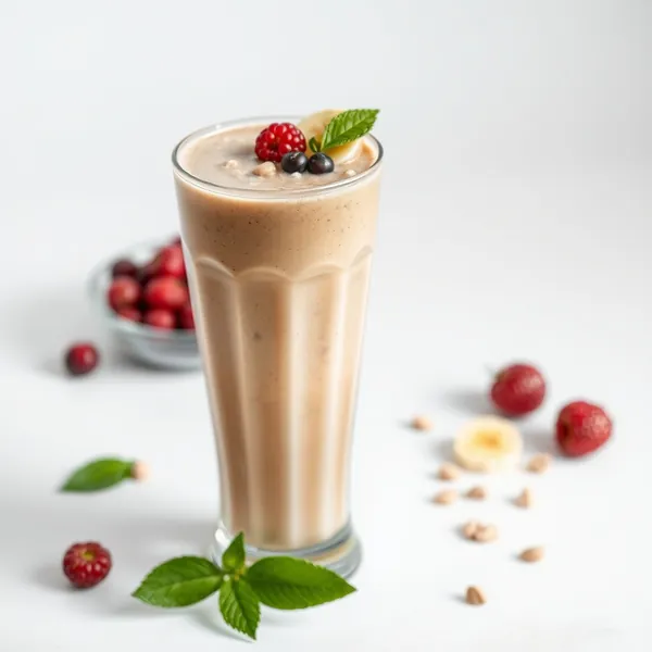 Smoothie de Protéine de Banane Nutty