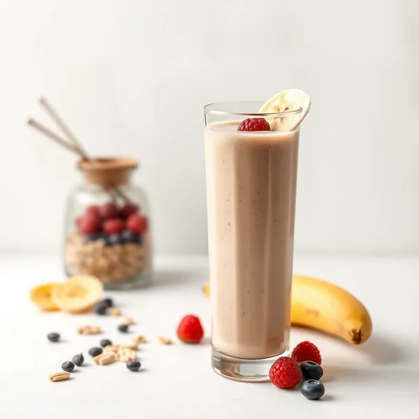 Frullato Nutty di Banana e Latte di Soia