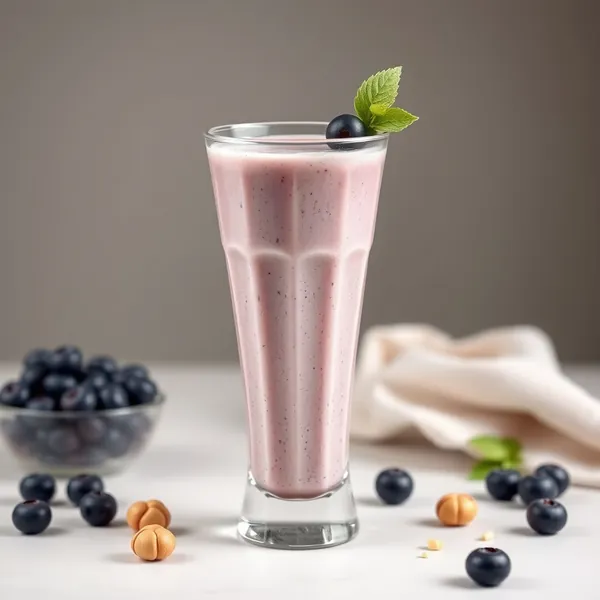 Smoothie de Noz e Arando com Leite de Macadâmia