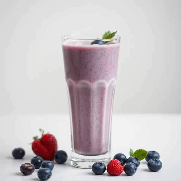 Batido de Arándano y Leche de Espelta
