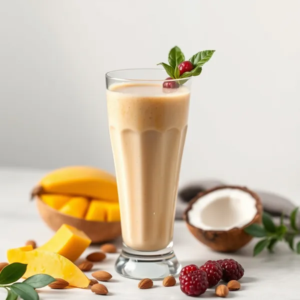Smoothie Nutty Mango Mandorla Latte di Cocco