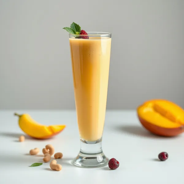 Smoothie Nutty Mango com Leite de Caju