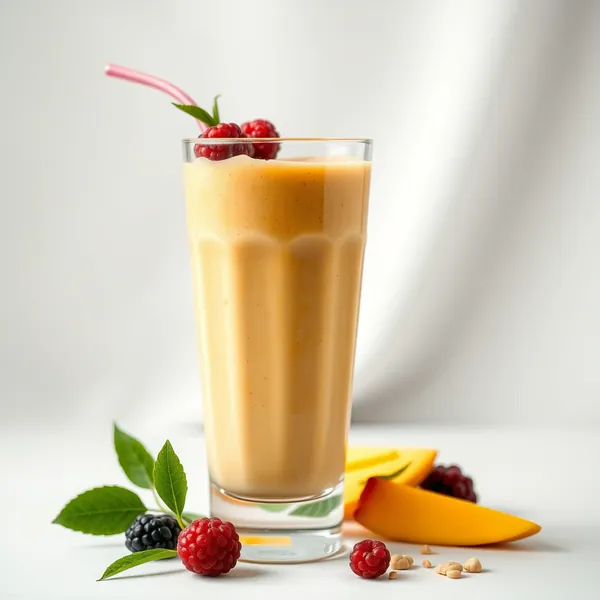 Nussiger Mango Hanfmilch Smoothie