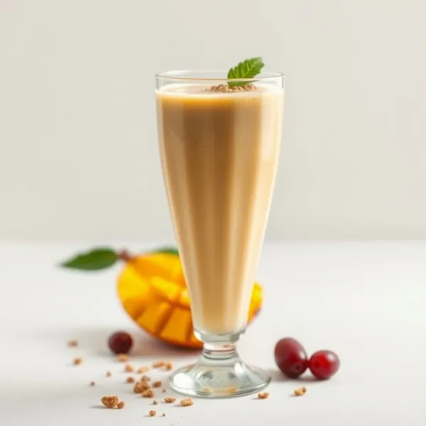 Batido Nutty Mango com Leite de Soja