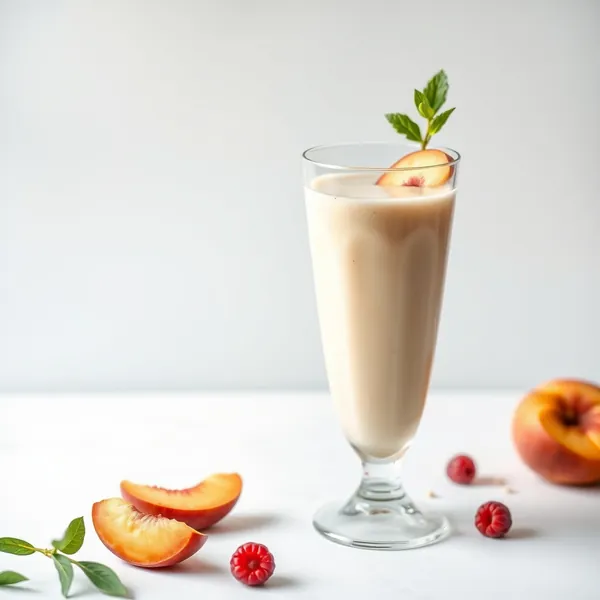 Frullato di Kefir di Pesca e Noci