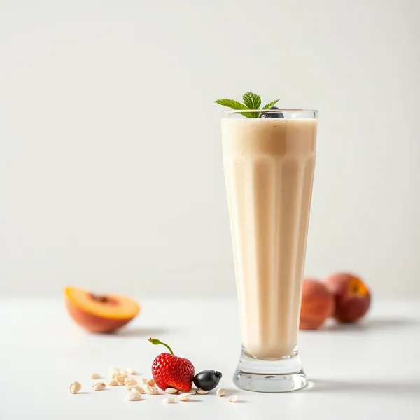 Smoothie Nutritif à la Pêche et à l'Avoine