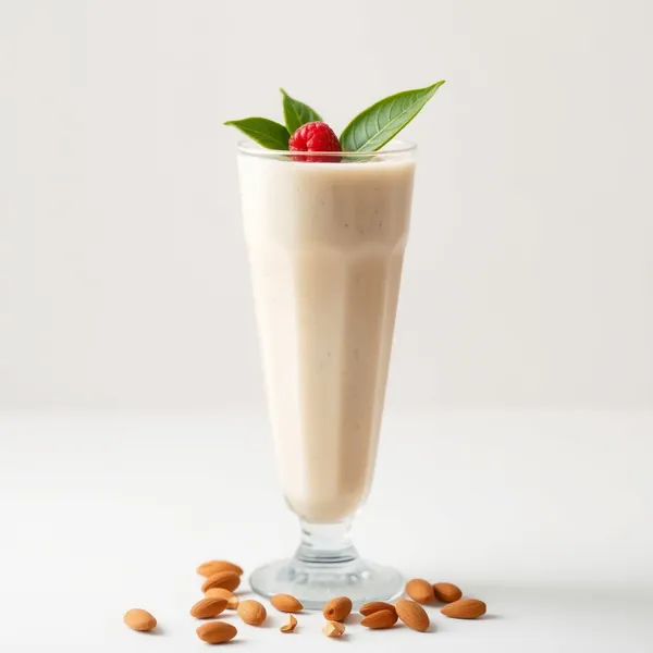 Batido de Abacaxi, Amêndoa e Leite de Coco