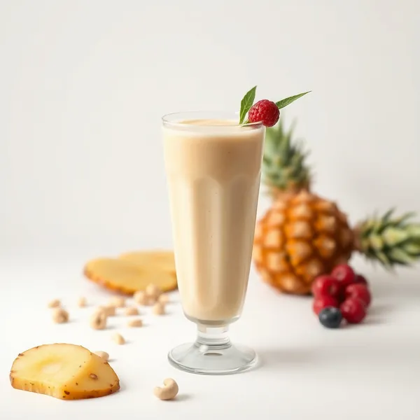 Batido Nutty de Piña y Leche de Anacardo