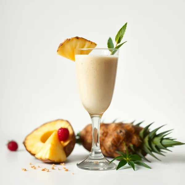 Batido de Piña, Coco y Nueces