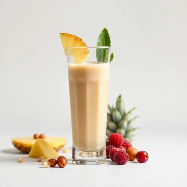Smoothie Nutty all'Ananas e Latte di Macadamia