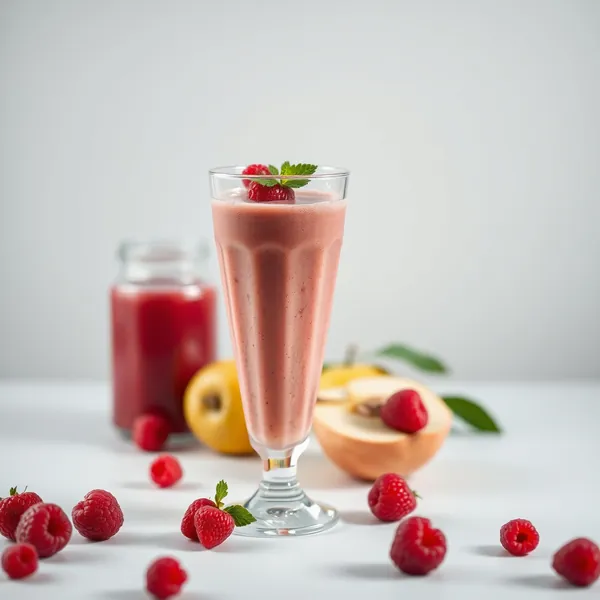 Smoothie di Succo di Lampone e Mela Nutty
