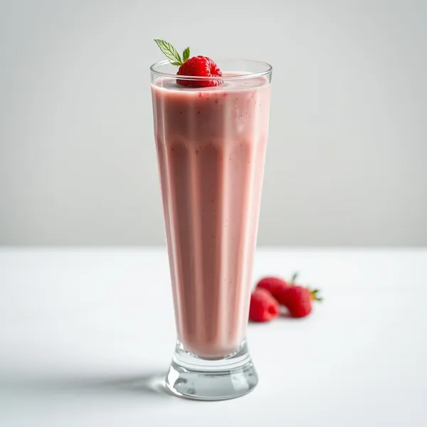 Nutty Raspberry Spelt Milk Smoothie