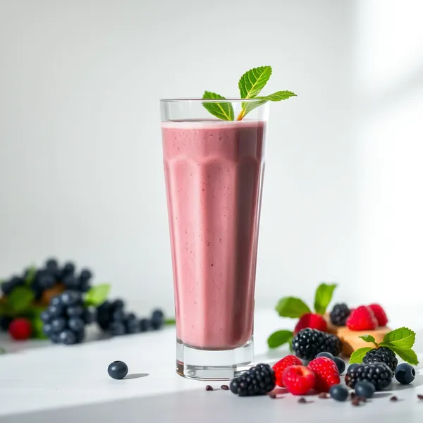 Smoothie Bio d'Açaï et Lait de Chanvre