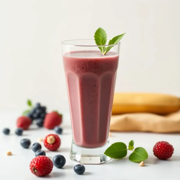 Smoothie Biologico di Açaí e Latte di Pistacchio