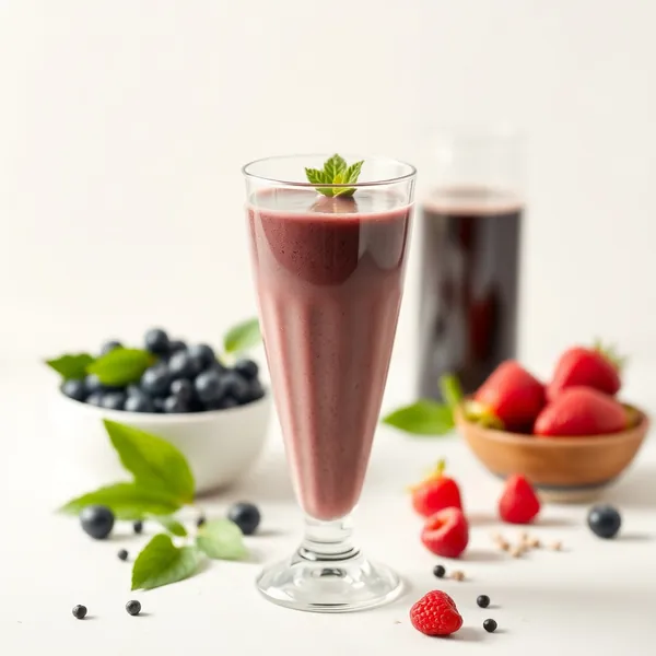 Batido Orgánico de Açaí y Leche de Espelta