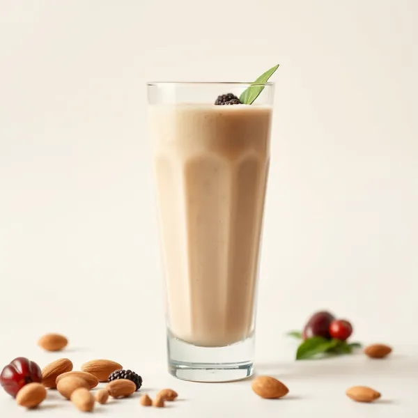 Organic Almond Butter Hazelnut Milk Smoothie