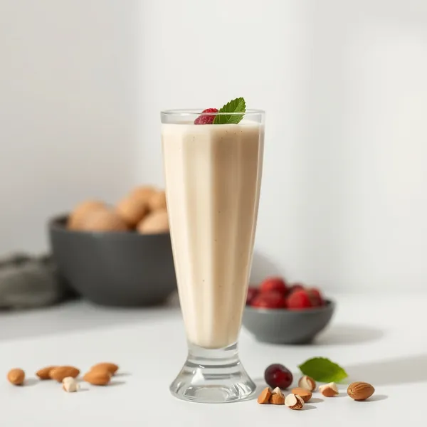Smoothie de Beurre d'Amande et de Lait de Pistache Bio