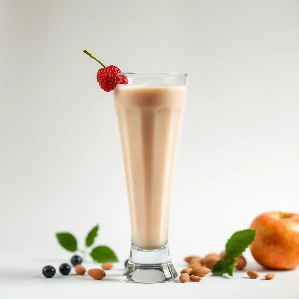 Batido de Maçã e Leite de Amêndoa Orgânico