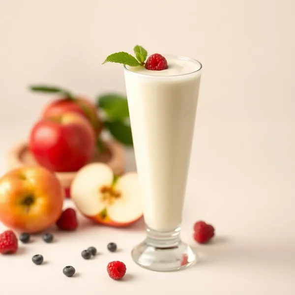 Smoothie de Maçã e Iogurte Grego Orgânico