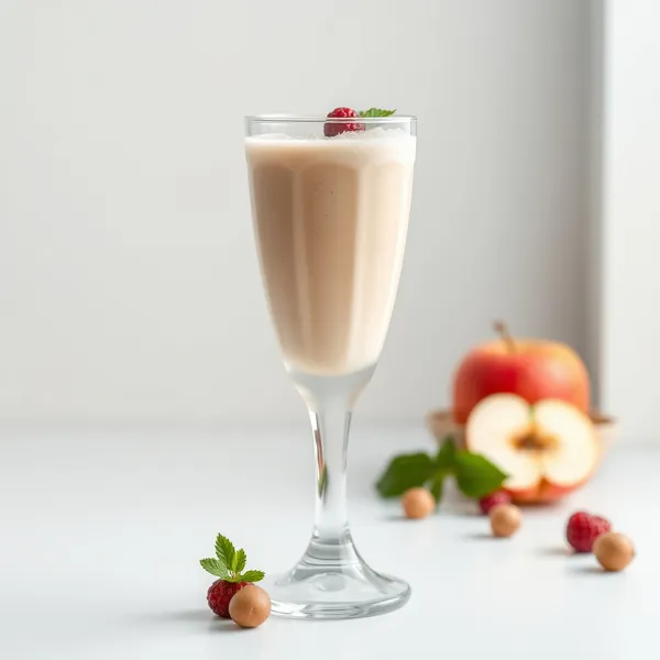 Smoothie de Maçã e Leite de Avelã Orgânico