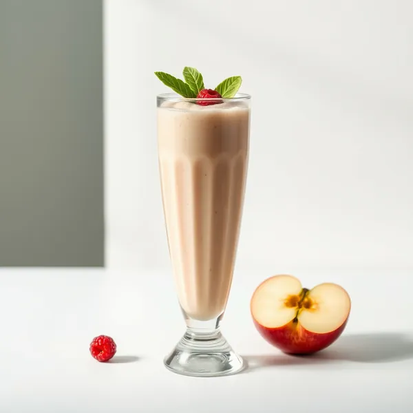 Smoothie de Pomme et de Lait de Cannabis Bio