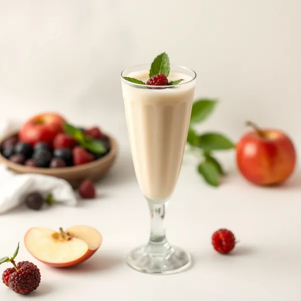 Organic Apple Kefir Milk Smoothie