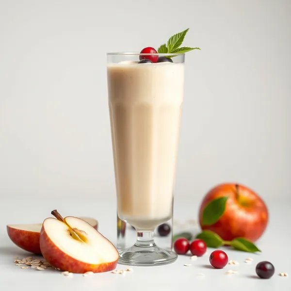 Smoothie de Maçã e Leite de Aveia Orgânico