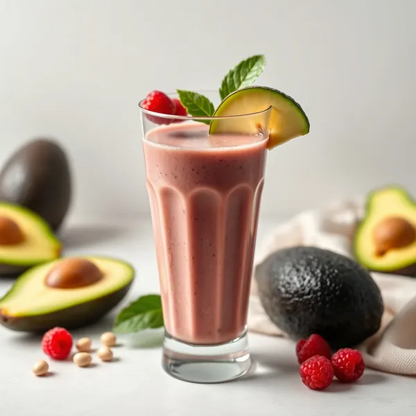Batido de Aguacate y Leche de Macadamia Orgánico