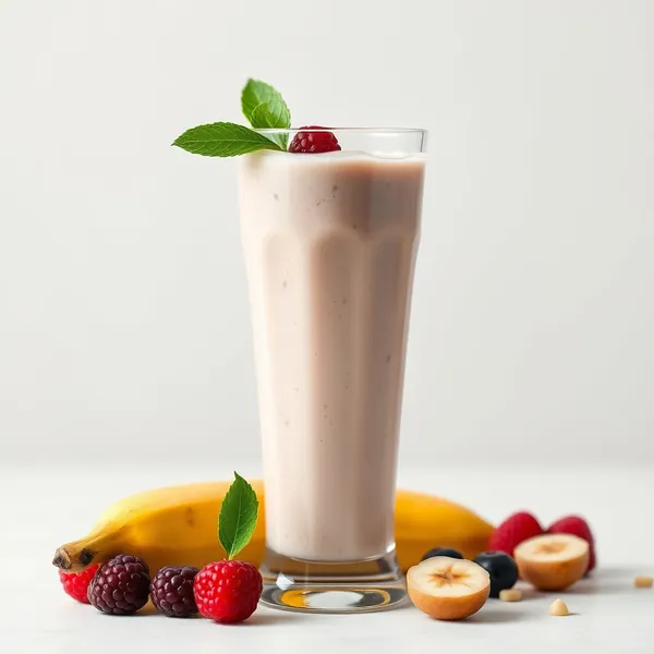 Organic Banana Macadamia Milk Smoothie