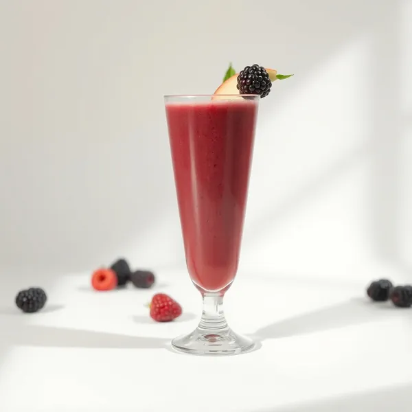 Smoothie de Suco de Amora e Maçã Orgânico